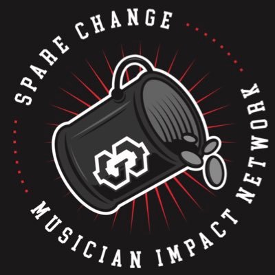 sparechange's profile picture. we help musicians fundraise for  charity💲🤘