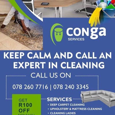 GroupConga's profile picture. Keep calm and call the cleaning expert