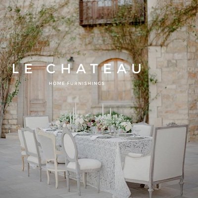 Le Chateau is a luxury brand in the Atlanta home furnishings marketplace offering furniture, lighting, and décor. 

SHOP ONLINE AT https://t.co/5sRFQYBGCc