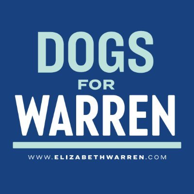 We love you very much & will forever fight only righteous fights. Unless there’s a squirrel, then all bets are off. #WarrenDemocrat