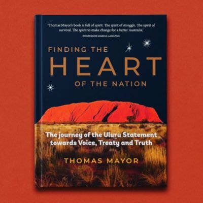 The official twitter account for the book by @tommayor11. This is a book about the #UluruStatement, told through the stories of twenty First Nations people.