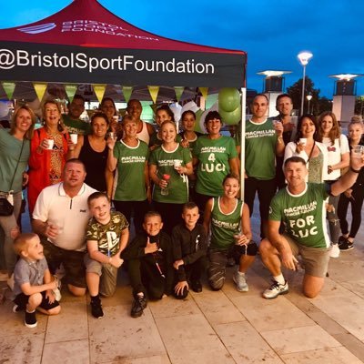 Friends and family running Marathons in Oz and in the UK (Bristol) simultaneously for Macmillan in memory of Luci
