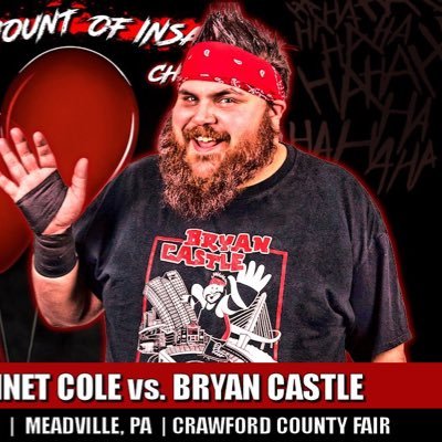 I'm an independent pro wrestler just trying to make it. Assistant trainer at @TeamSkullnBones Contact Bryancastlebookings@gmail.com for booking details!