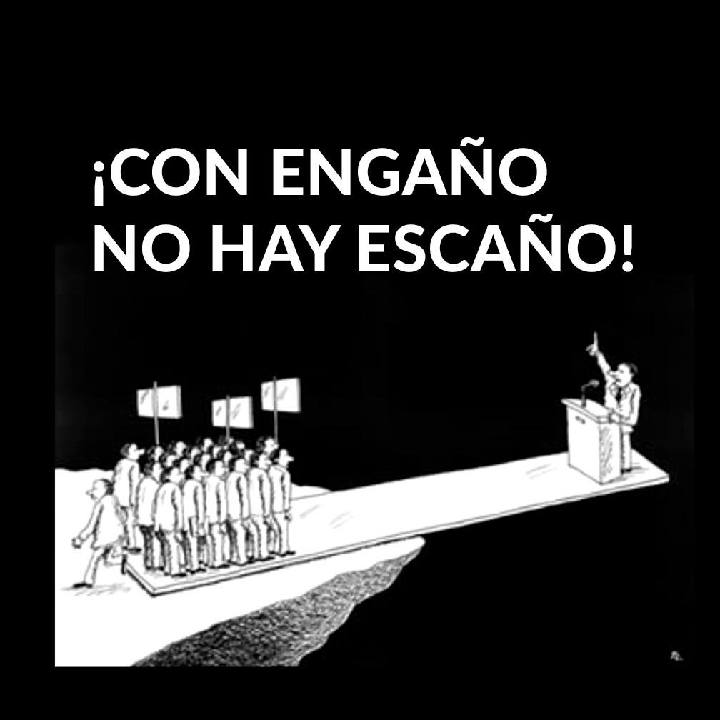 ¡Pasemos de la queja a la exigencia! … ¡Con Engaño no hay Escaño! https://t.co/GGVgXT4RAT | FIRMA Y COMPARTE: https://t.co/aKPRDh743U | @CecilioCean