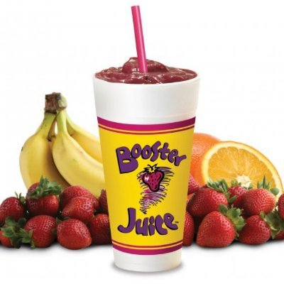Booster Juice on Vancouver's North Shore, 3 locations to serve you an explosion of flavour through various smoothies, freshly squeezed juices and healthy snacks