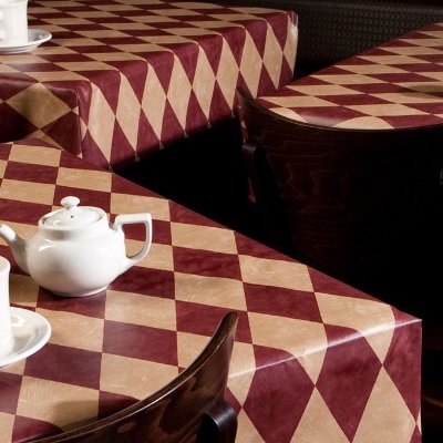 We specialize in custom table cloths either with your own fabric or our commercial grade vinyl! Our vinyl is also available by the roll for DIY projects!