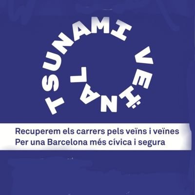Compte oficial de Tsunami Veînal. Som una agrupació de veïns/es de diferents barris de Barcelona, diferents AAVV i plataformes.