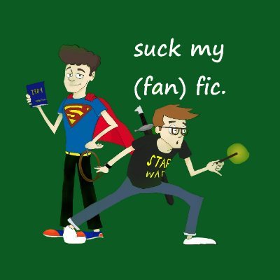 we're just two dudes who don't know much but love to see what people can create, particularly if it's fan fiction. our DMs are open. slide in. #PodernFamily