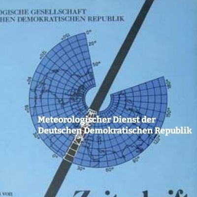 Der Meteorologischer Dienst der DDR (MD) informiert über Wetter- und Klimaverhältnisse in Mitteleuropa, aber vorallem in der Deutschen Demokratischen Republik.