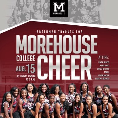 The lovely ladies of Spelman College who support the men of Morehouse College in all of their athletic endeavors.
