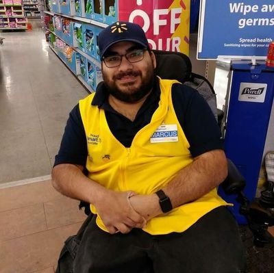 My name is Marcus Romer I am 28th years old I have a disability called cerebral palsy and I am a part of the RellikArmyFamily  Keyser Wal-MartMart Store