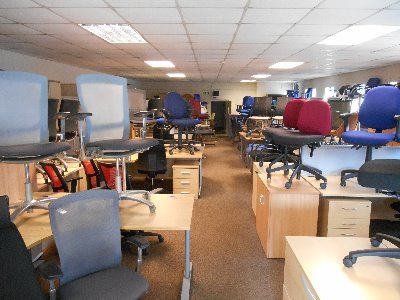 Suppliers of New & Used Office Furniture - Great Range, Showroom