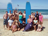 SurfTours Downunder an Australian surfing adventure tour, learn to surf Sydney to Byron Bay and New Zealand safaris