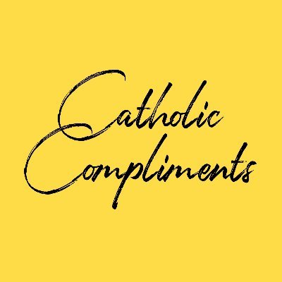 DM us an anonymous compliment for someone on #CatholicTwitter, and we will tweet it! Include the twitter handle :)