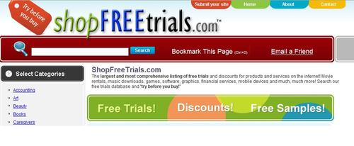 ShopFreeTrials's profile picture. The largest free trials, samples and discounts site. Updated Daily.
