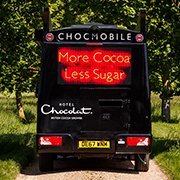 @hotelchocolat on tour. Serving #IceCreamOfTheGods and real Hot Chocolat on the move #FindTheChocmobile