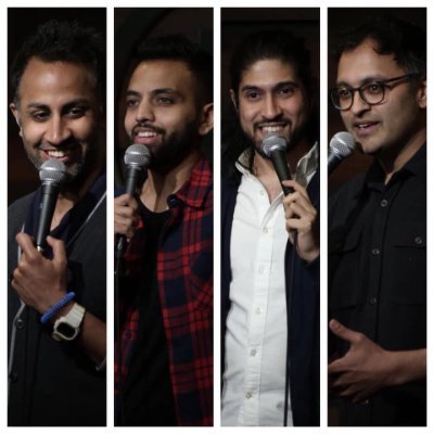 Brownish Comedy consists of Alingon Mitra, Akaash Singh, Tushar Singh and Tony Ganges