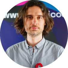 osarrat's profile picture. Left hand: a willing to fight against North-South, environmental & climate injustice. Right hand: horizontal governance, software & innovation management skills