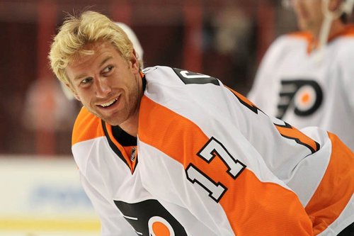 Fake Jeff Carter looking for girls everywhere. And Playing hockey.