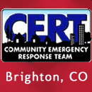 Volunteer CERT team sponsored by the Office of Emergency Management for the city of Brighton, CO.