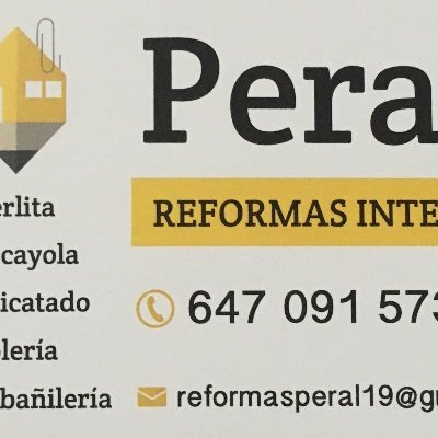 PeralReformas's profile picture. Empresa dedicada a las reformas integrales de todo tipo de obras , perlita, alicatado , solado, albañilería en general,