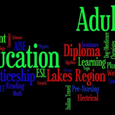 Welcome to Laconia Adult Education... the Lakes Region's Learning Connection!