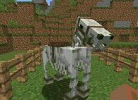 I'm a skeleton horse! Superior to regular horses and equals with zombie horses although I'm much better~ (Not affiliated with Mojang. Wait, who?)