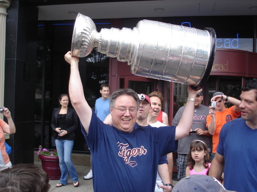 Married, father of 2 and lifelong Detroit Tiger fan! And, yes that is the real Stanley Cup I am holding.