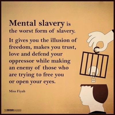 Keep on moving.. Justice is near after centuries of bondage. Freedom finally on our doorsteps 
My people are breaking free from ignorance and shallowness....