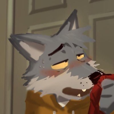 TimidWolfBoi's profile picture. “Mmmf, dad...” (Not new to RP | Gay | Incest allowed | Single | Loves his dad | Kinky | Timid, but outgoing | Art by @orf_nite | He’s 22 years old)