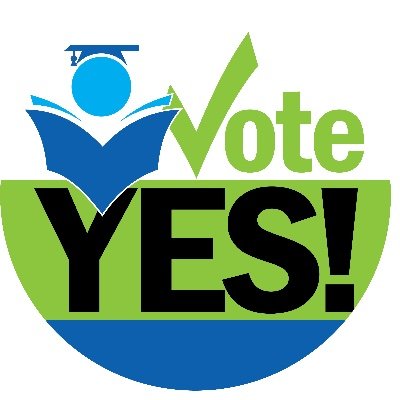 Buildings. Buses. Computers. Vote YES!