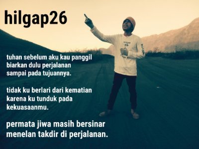 LaGapri's profile picture. perjuangan adalah nafas keinginan