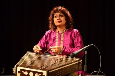 Shruti Adhikari Indian classical musician Santoor Player.