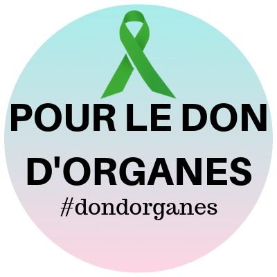 Nous sommes pour le #dondorgane ! et vous ?
 #sante #greffe #transplantation 💙 
Suivez, aimez, partagez ! 💚