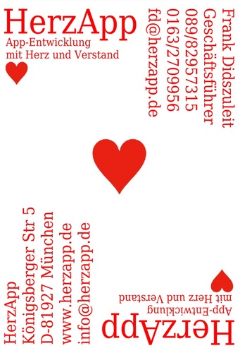 HerzApp's profile picture. Mobile und WebApp-Entwicklung mit Herz und Verstand.