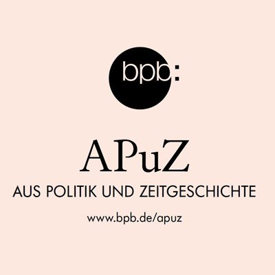 Hier twittert die Redaktion von Aus Politik und Zeitgeschichte, Zeitschrift der Bundeszentrale für politische Bildung.