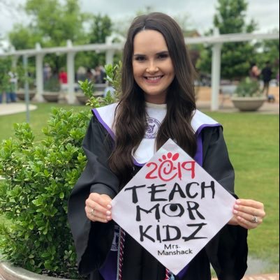 MrsManshack's profile picture. I am a 3rd grade Science and Writing teacher at Deer Creek Elementary! 🍎👩🏻‍🏫🌈