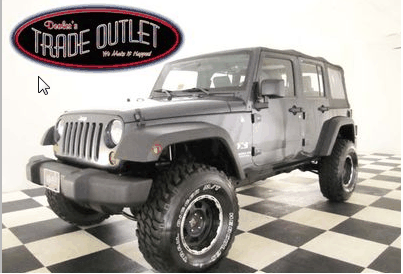 We are pleased to provide our customers with an outstanding selection of vehicles. We specialize in custom Jeep Wranglers and Toyota trucks.