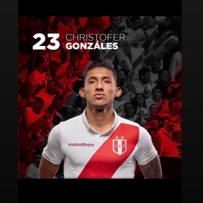 Twitter oficial de Christofer Gonzales, Peruano - Jugador de Sporting cristal y selección peruana.