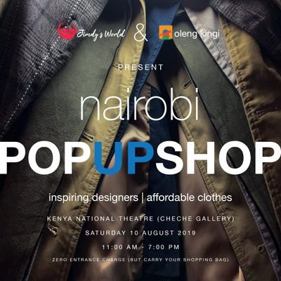 Launched on 10 AUG 2019, Nairobi Pop Up Shop is a quirky and off-beat, fun and playful multimedia art installation of well-crafted yet affordable designed goods