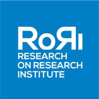 Research on Research Institute (RoRI) (@rorinstitute) 's Twitter Profile Photo Research on Research Institute (RoRI) (@rorinstitute) 's Twitter Profile Photo