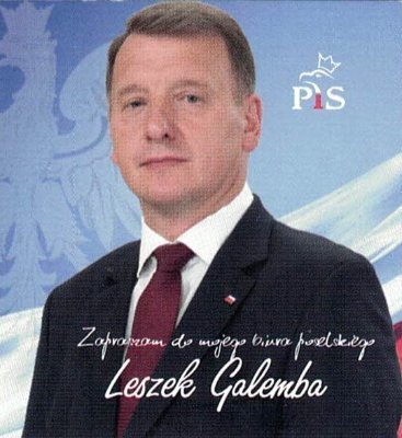 Poseł na Sejm VIII Kadencji Leszek Galemba