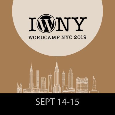 WordCamp NYC 2019 dates are September 14 and 15. Our official hashtag is #wcnyc. We are the WordCamp for the #wpnyc Meetup Community.