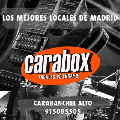 Carabox, los locales de ensayo referente en Madrid, ven a conocernos y sabrás porque.