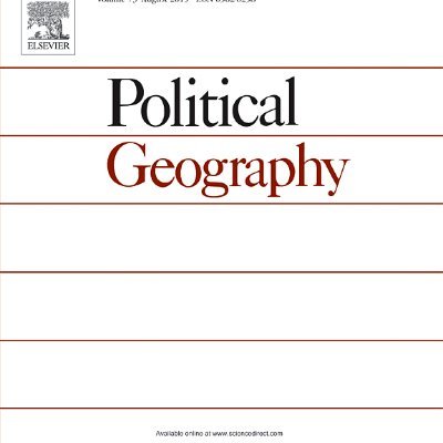 Political Geography advances knowledge in all aspects of the geographical and spatial dimensions of politics and the political. Editor-in-Chief: @FilippoMenga