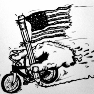I bike and I draw.