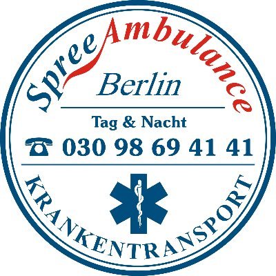 SpreeAmbulance's profile picture. Die Krankentransport Spree-Ambulance GmbH und Co. KG bietet ihnen für die Region Berlin 24 Stunden Erreichbarkeit an 365 Tagen im Jahr.