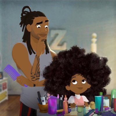 An animated short film about an African American father who learns how to do his daughters hair for the first time that played in front of Angry Birds 2.