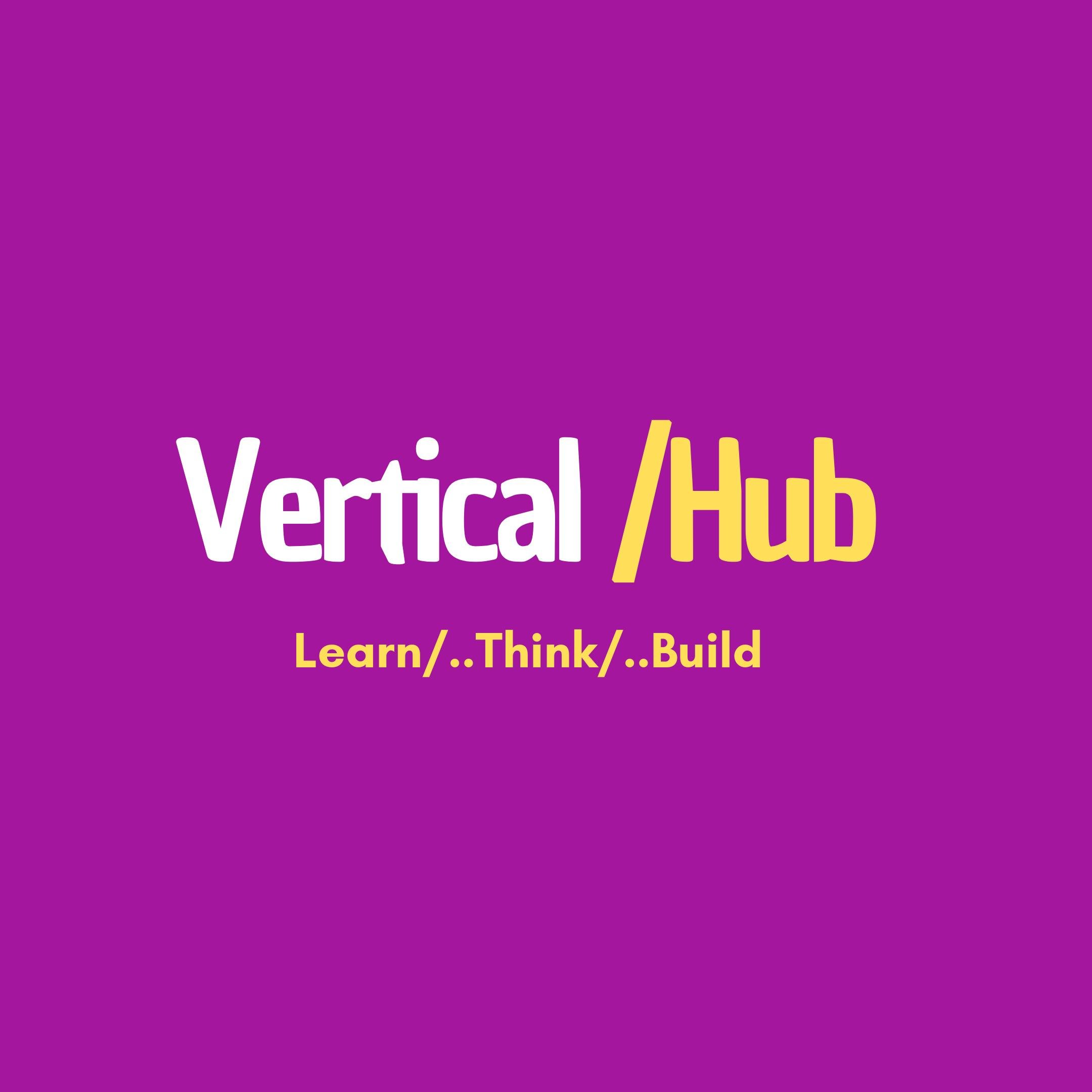 verticalhub's profile picture. Vertical Hub is a co-creation and IT training centre. ICT Training, Programming, Data Science, DevOps, Business Training, Entrepreneurship Training centre.