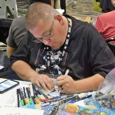 I'm a sketch card artist currently working on projects for @UpperDeckEnt, @Topps, @5finity @Dynamite and @Cryptozoic, founder and publisher of @ThemisComix.